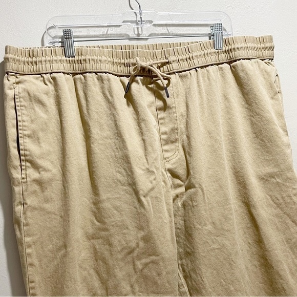 ORIGINAL USE Men’s Stretch Cotton Poplin Joggers Pants Pull On Elastic Waist XL - Picture 3 of 7